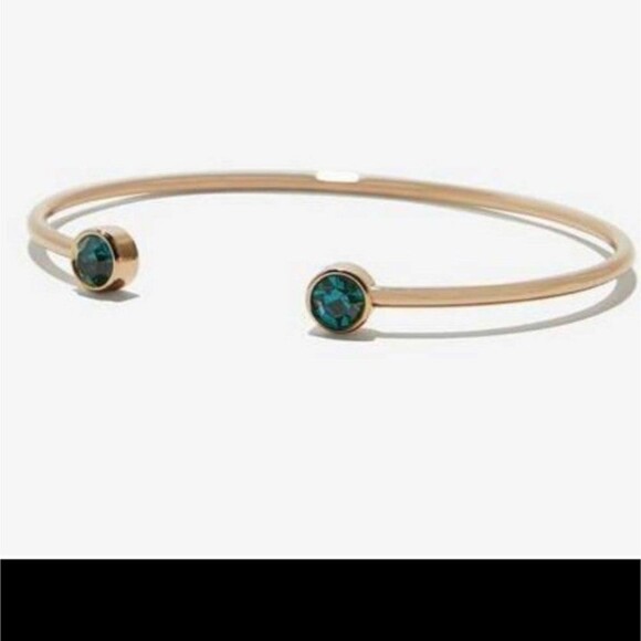 NIP Alex & Ani Emerald Flex Cuff Bracelet - Picture 6 of 8